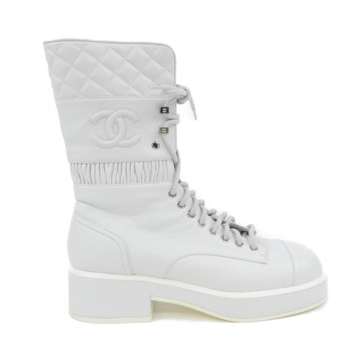 シャネル CHANEL レースアップ LACE UP G37956X01000 ブーツ【中古】 99,330円