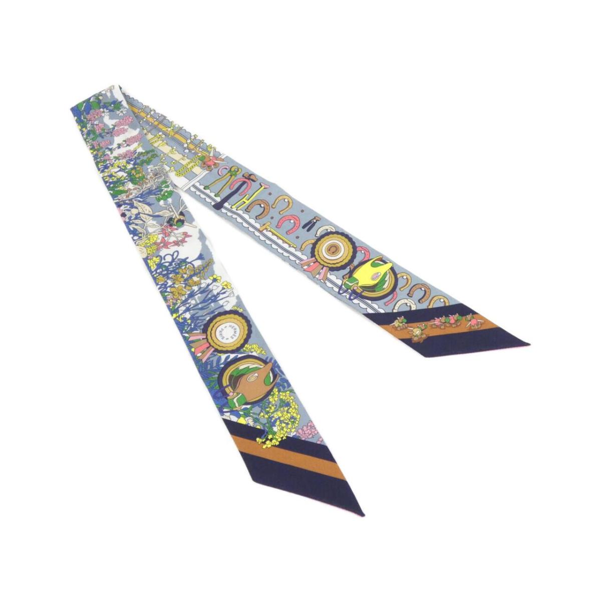 エルメス PONY PIT STOP ツイロバート・エドワード・リー 064207S えり巻き【中古】