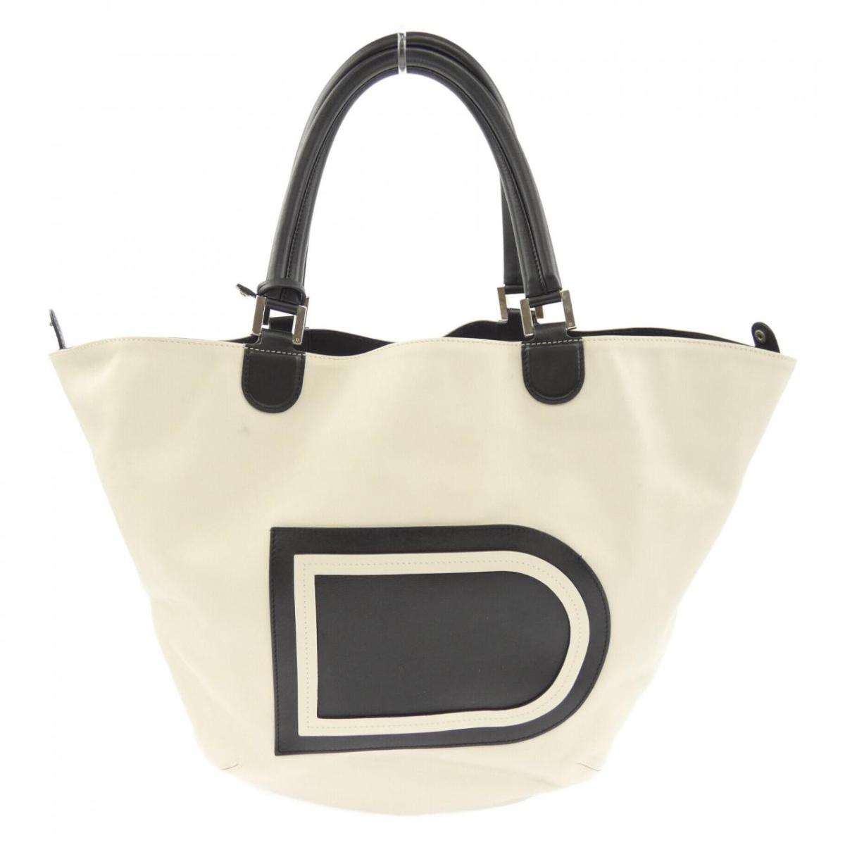 デル洋弓 DELVAUX LOUIS CABAS ALLURE BICOLORE BAG【中古】