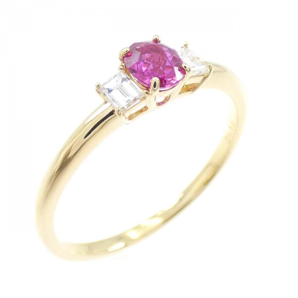 K18YG ルビー リング 0.256CT【中古】｜KOMEHYO ONLINESTORE 店