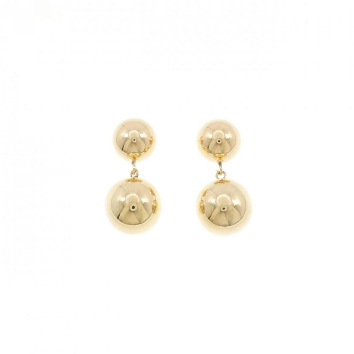 K18YG ピアス【中古】