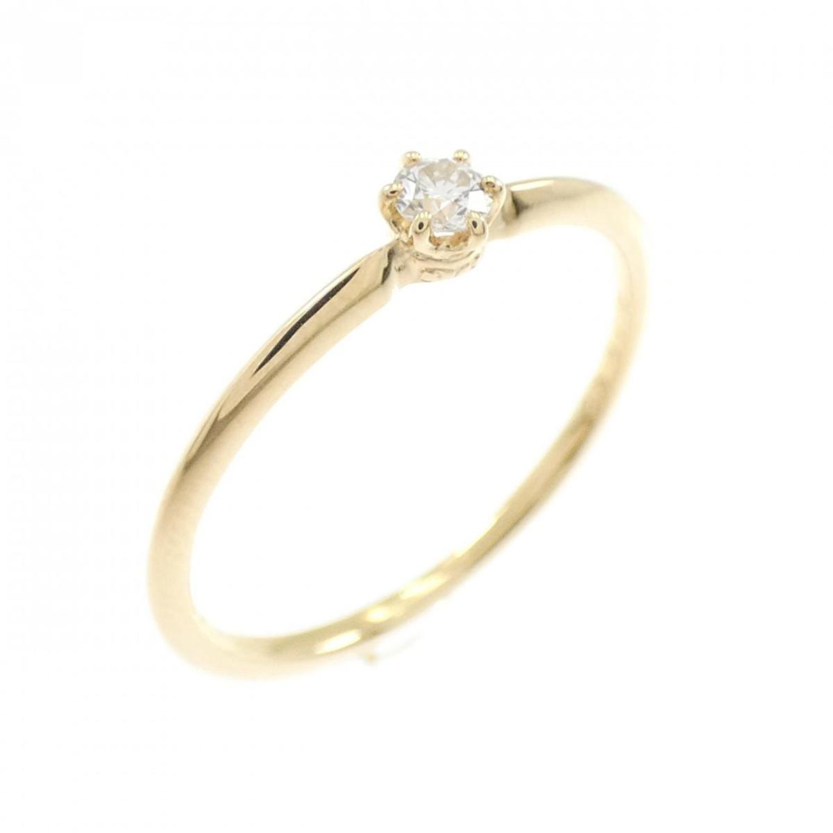 アガット ダイヤモンド リング 0.05CT【中古】