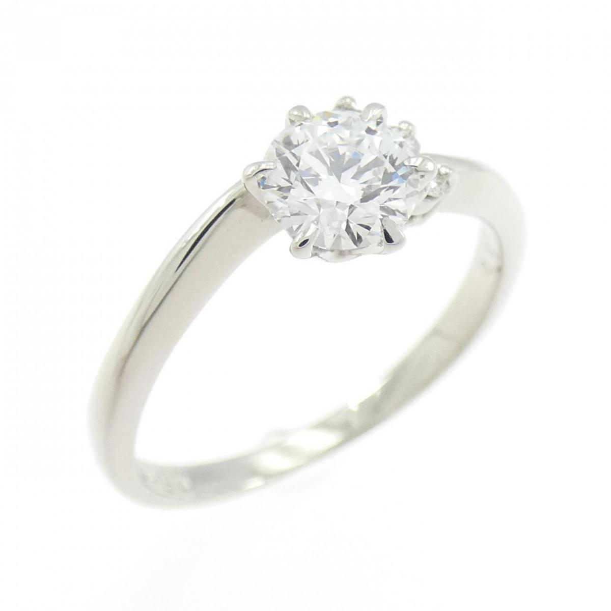 PT900 ダイヤモンド リング 0.439CT D VVS2 EXT【中古】