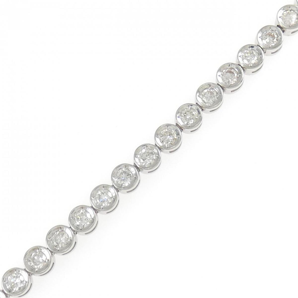 PT850 ダイヤモンド ブレスレット 3.00CT【中古】