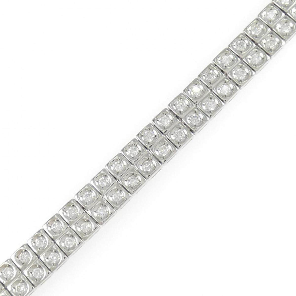 PT850 ダイヤモンド ブレスレット 2.00CT【中古】