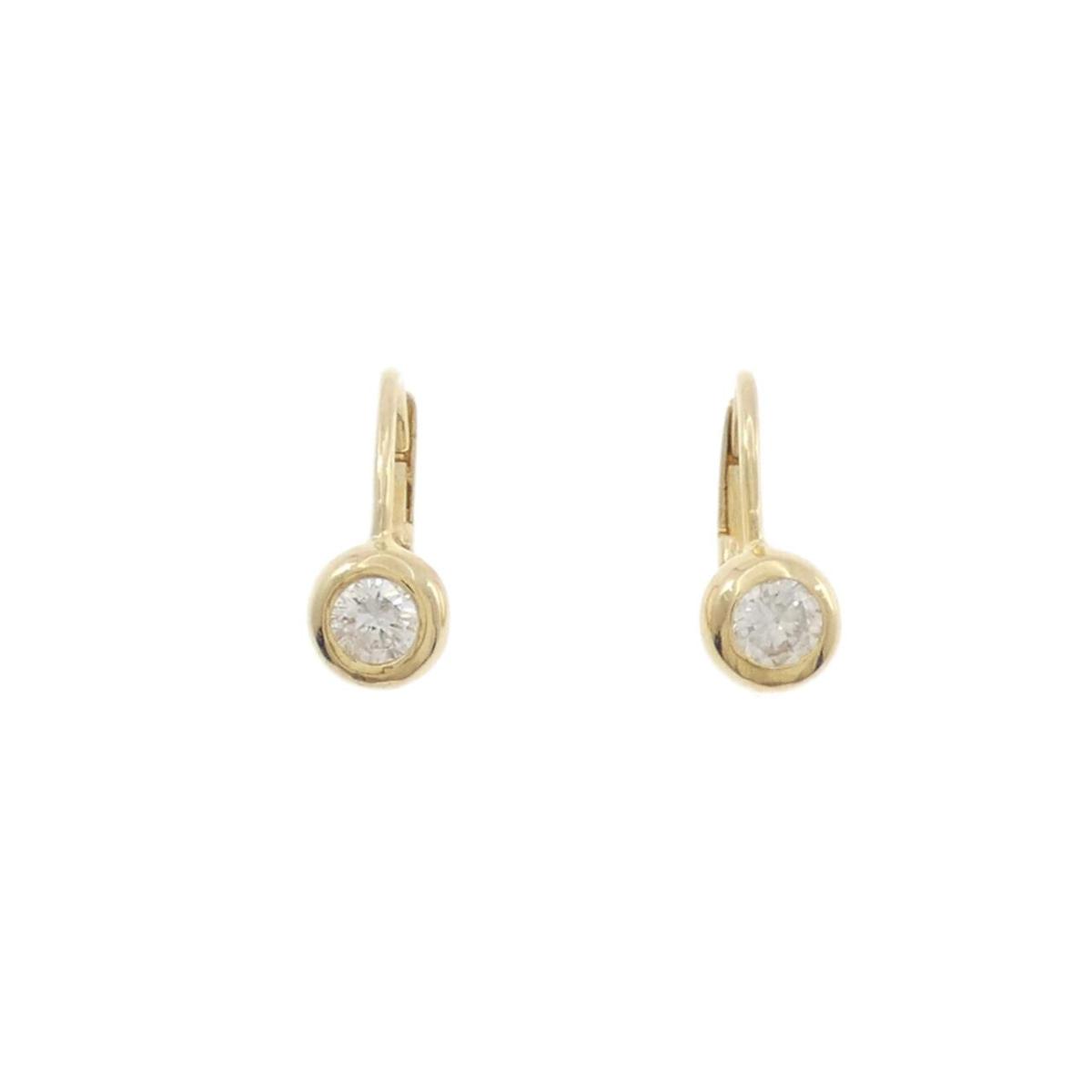 K18YG ダイヤモンド ピアス 0.30CT【中古】