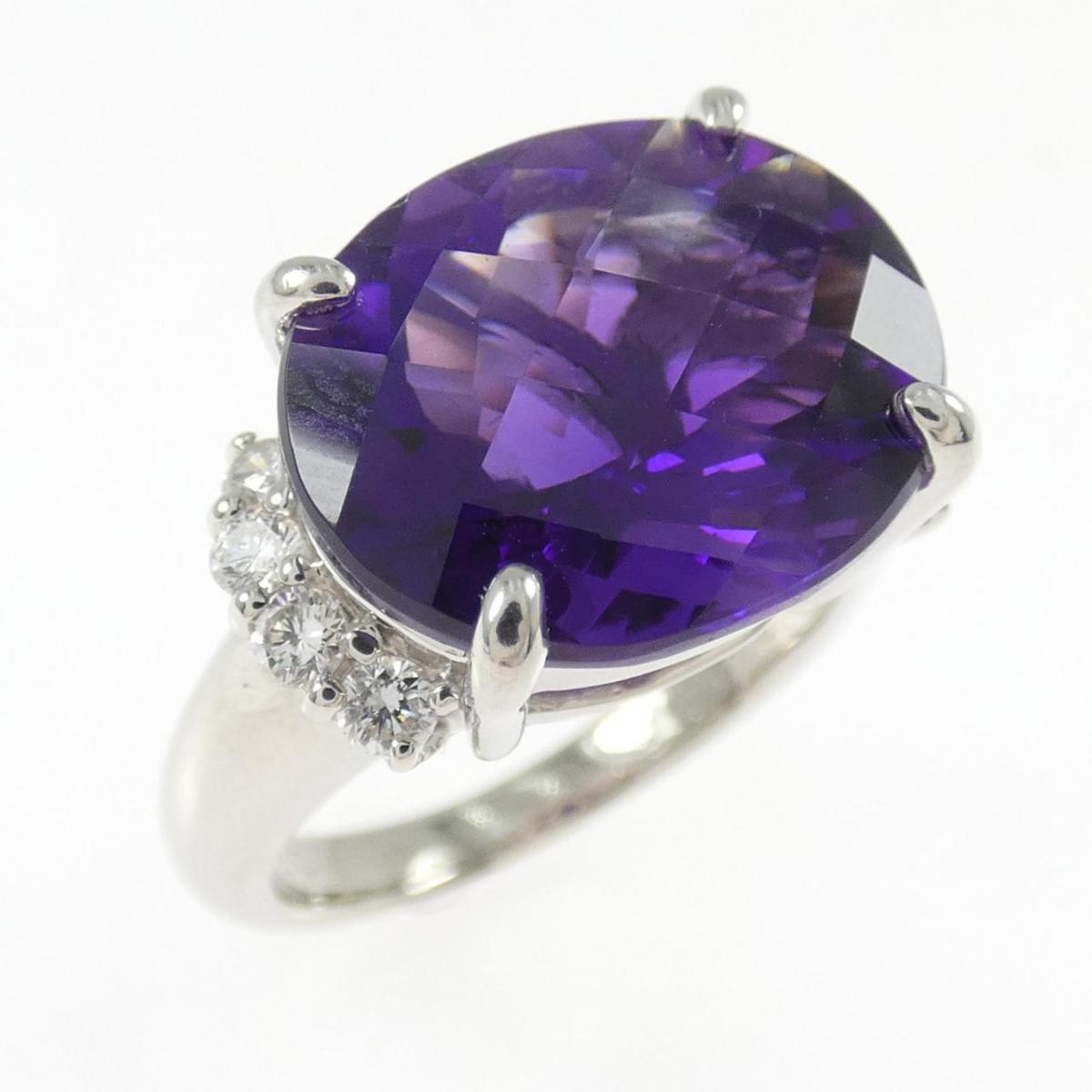 PT900 アメジスト リング 7.10CT【中古】