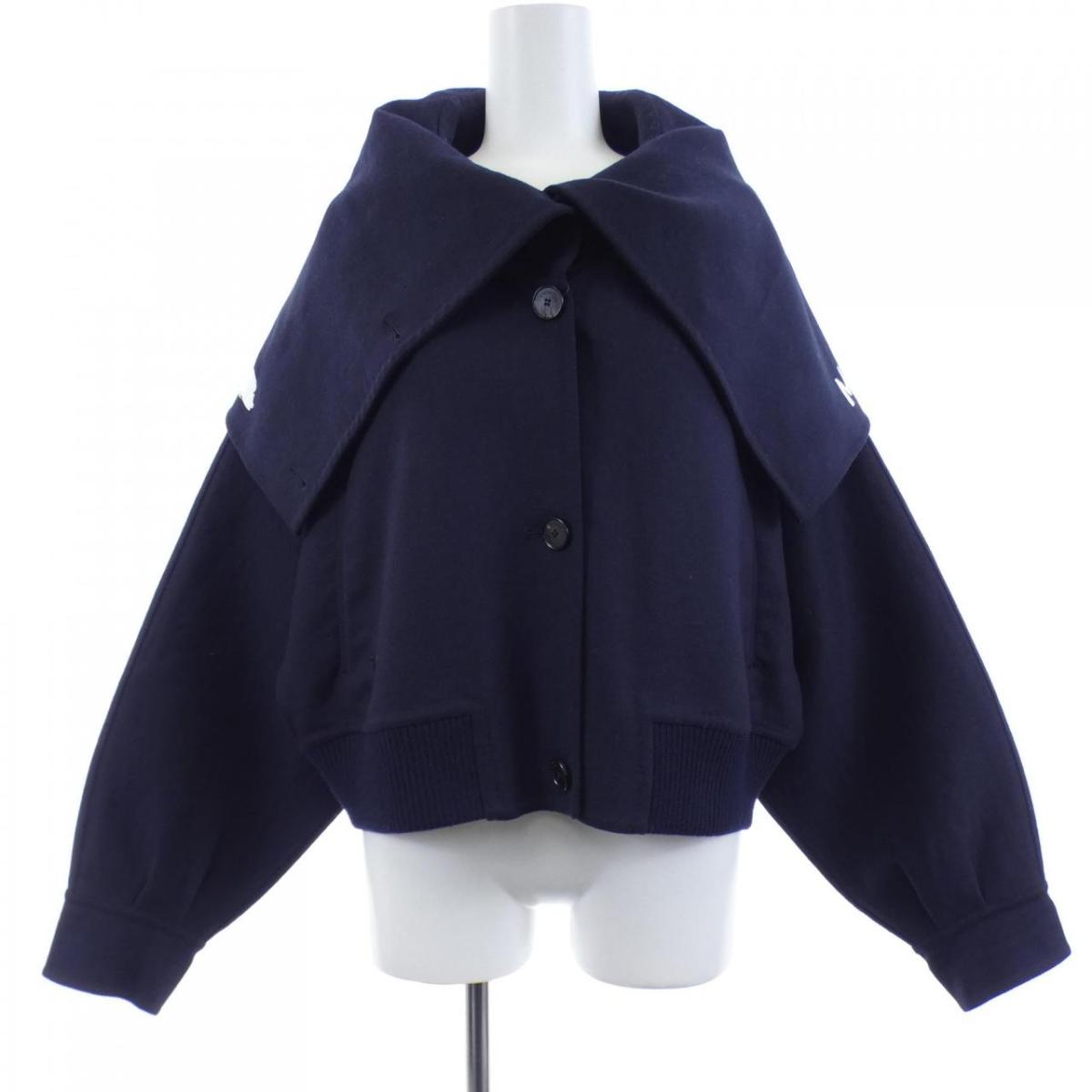 ディオール CHRISTIAN DIOR 厚地の外套大きさ色つや ボン赤ちょうちん MISS DIOR GRAFFITI 450C37P1116 上衣【中古】
