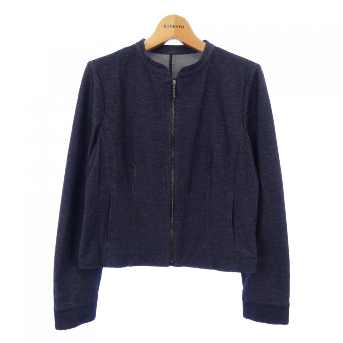レリアン LEILIAN ノーカラージャケット【中古】