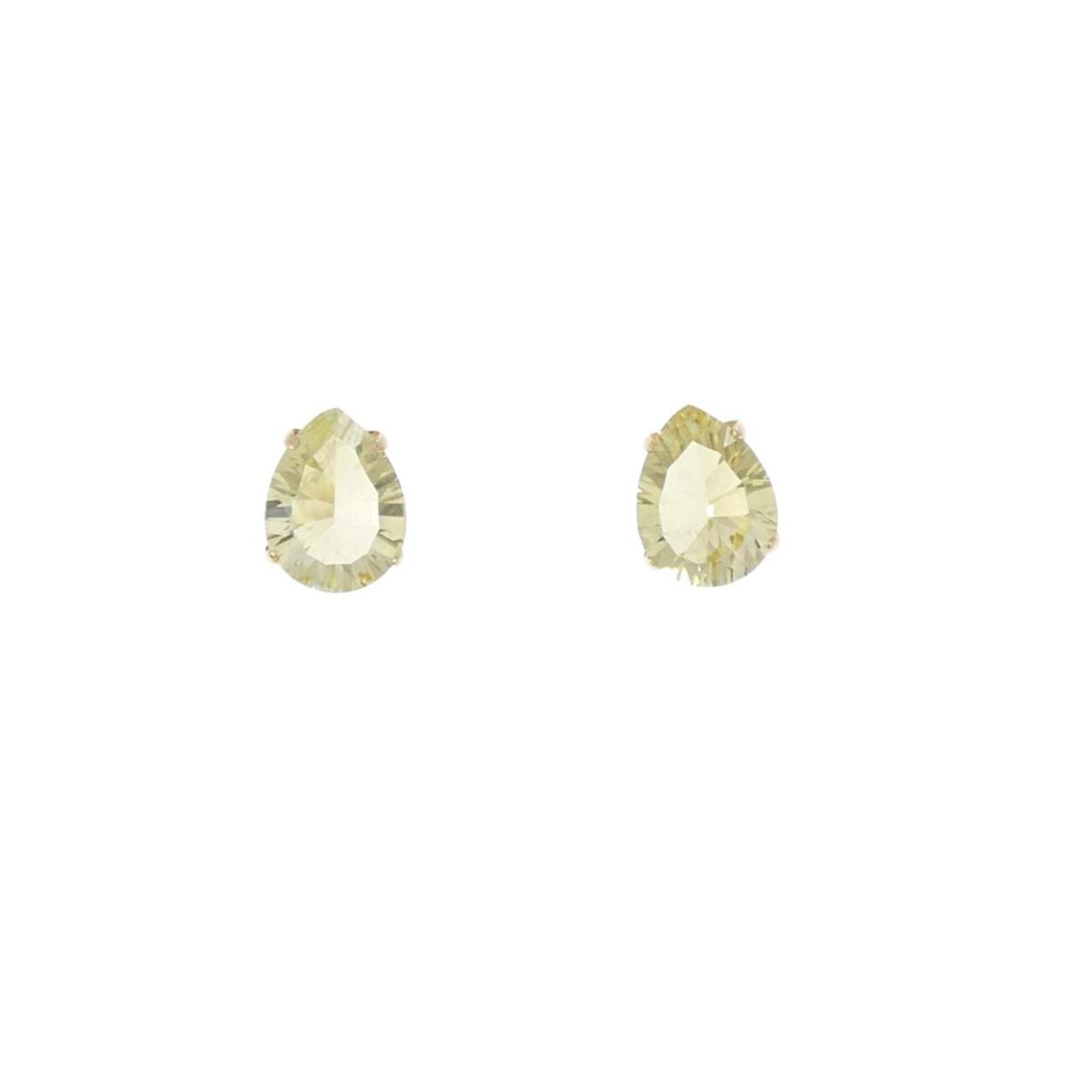 K18YG クオーツ ピアス 2.00CT【中古】|KOMEHYO ONLINESTORE 店