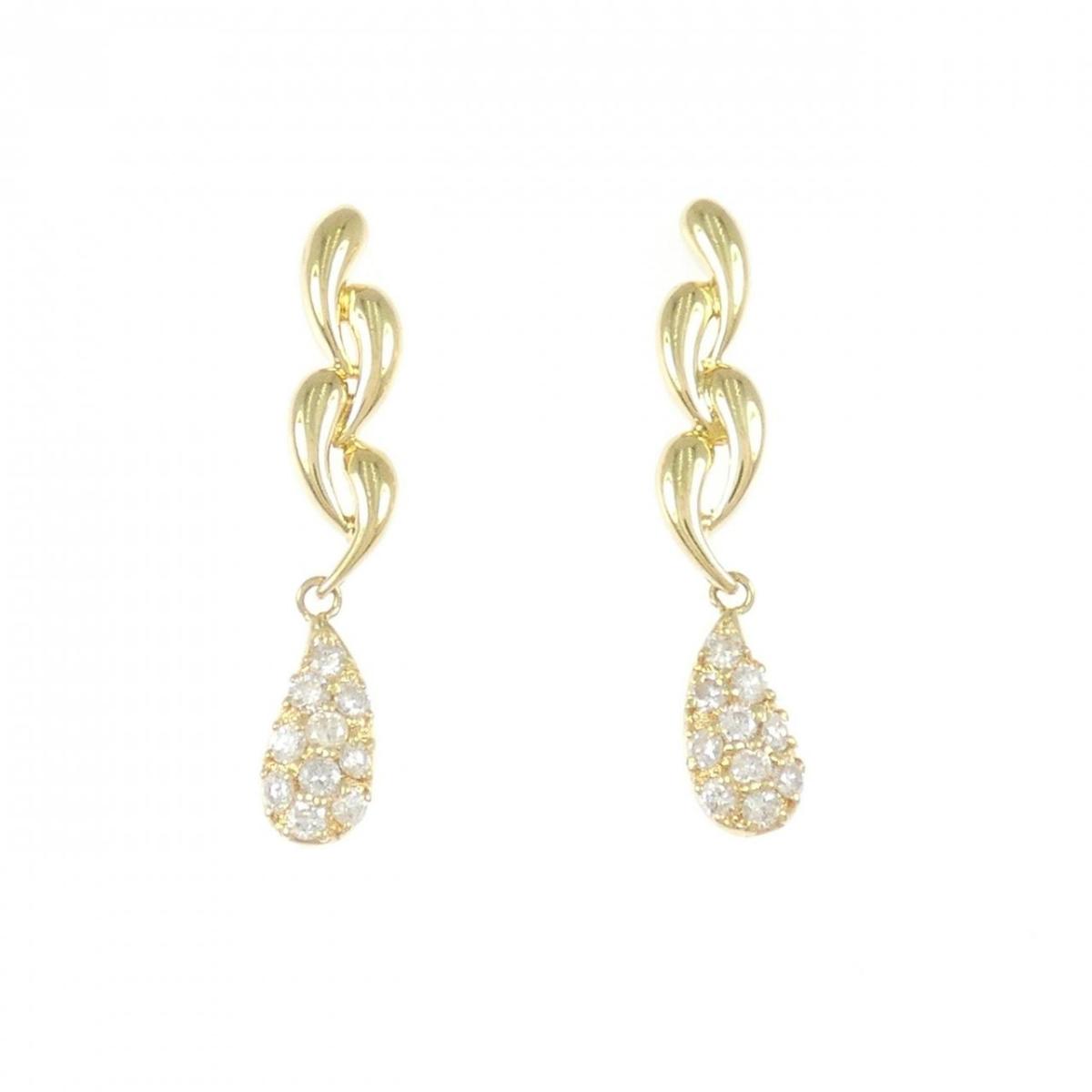 K18YG ダイヤモンド ピアス 0.30CT【中古】|KOMEHYO ONLINESTORE 店