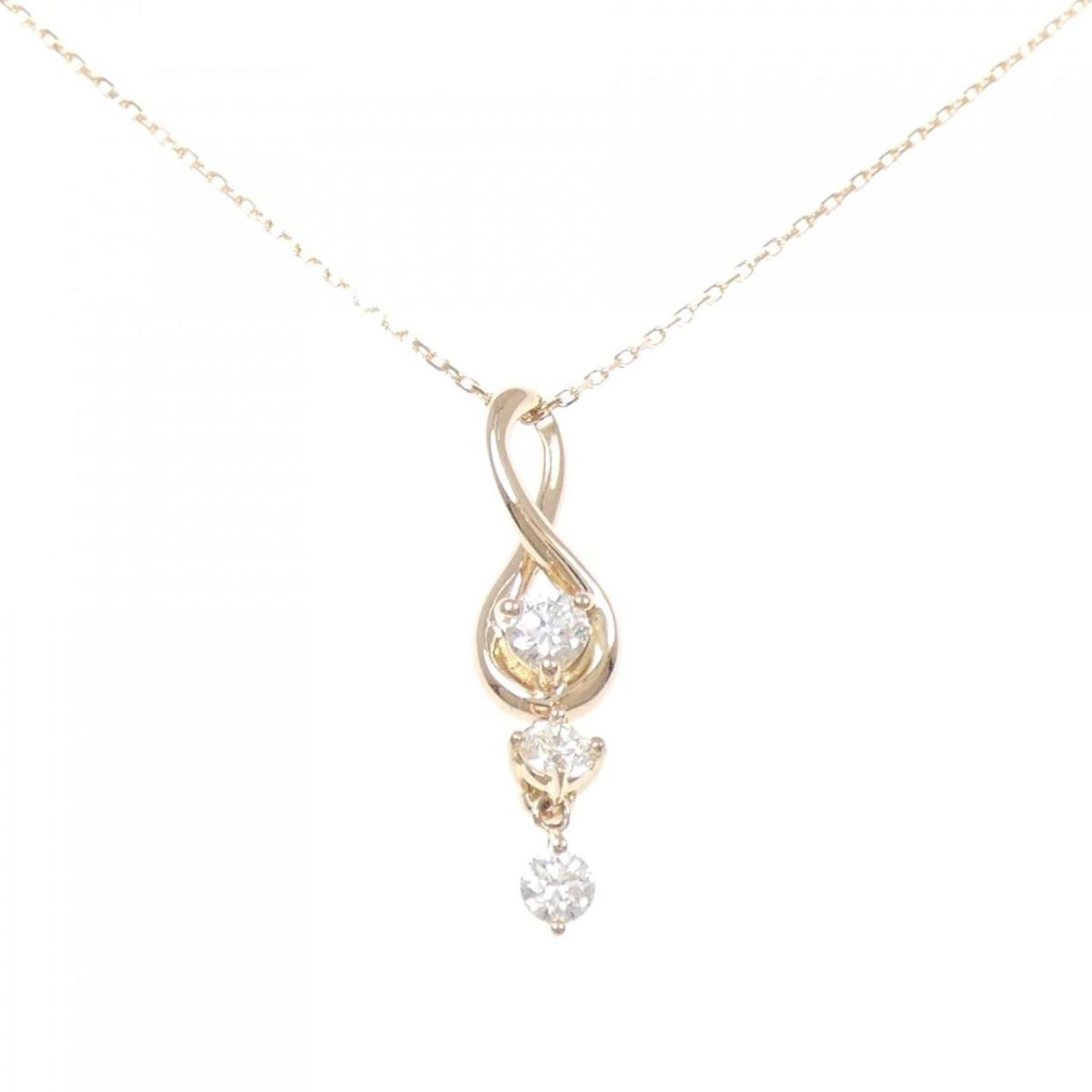 K18PG ダイヤモンド ネックレス 0.30CT【中古】|KOMEHYO ONLINESTORE 店