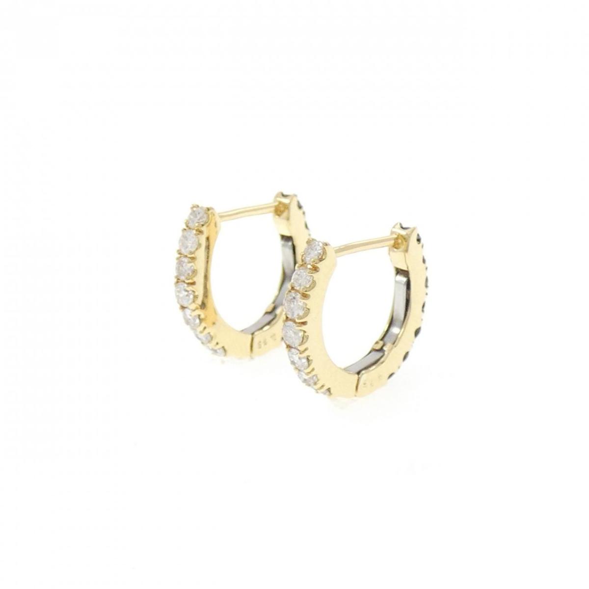 K18YG ダイヤモンド ピアス 0.50CT【中古】|KOMEHYO ONLINESTORE 店