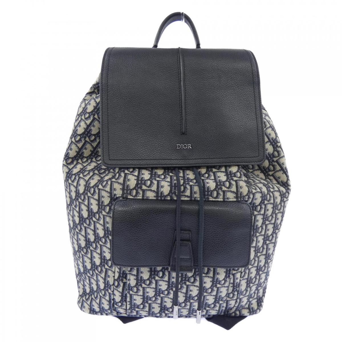 ディオール DIOR MOTION オブリーク ジャカード BACKPACK【中古】