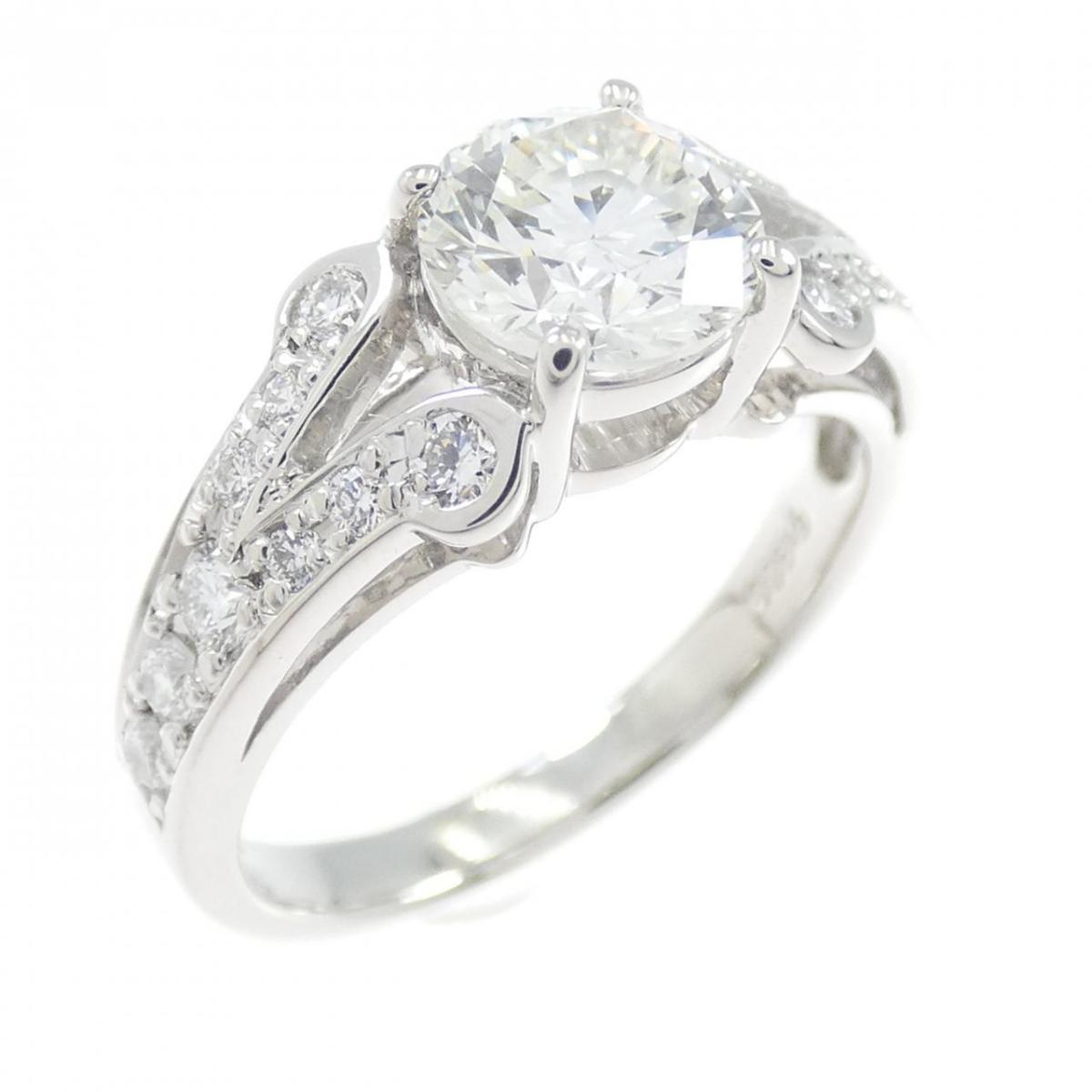 PT900 ダイヤモンド リング 1.050CT H SI1 VG【中古】