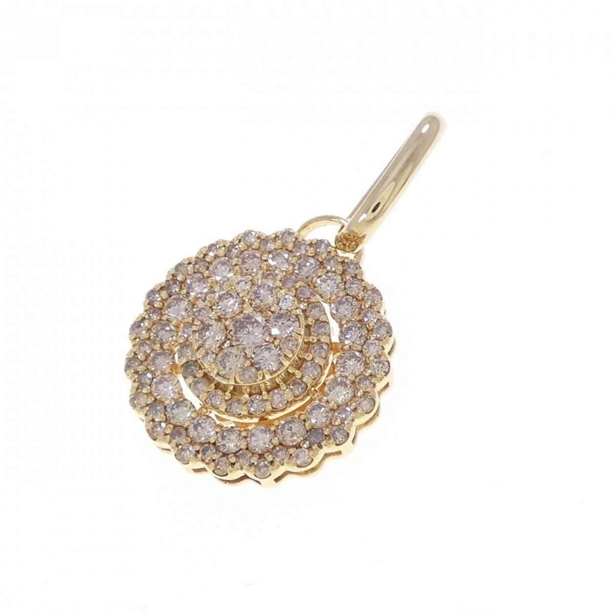 K18YG ダイヤモンド ペンダント 1.00CT【中古】