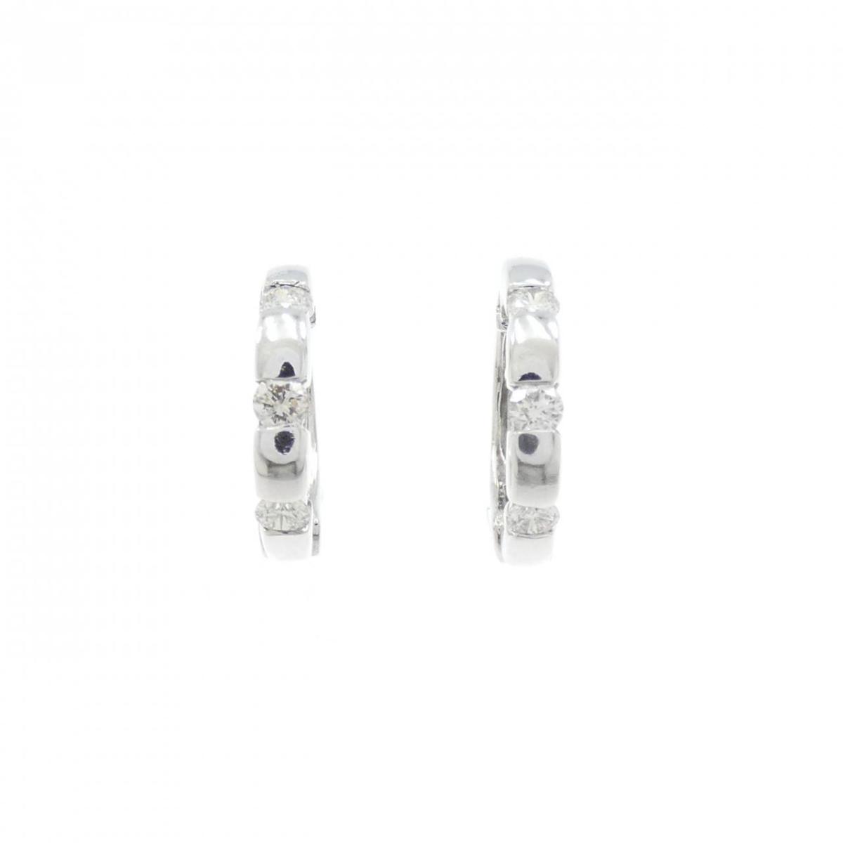 K14WG ダイヤモンド イヤリング 0.30CT【中古】|KOMEHYO ONLINESTORE 店