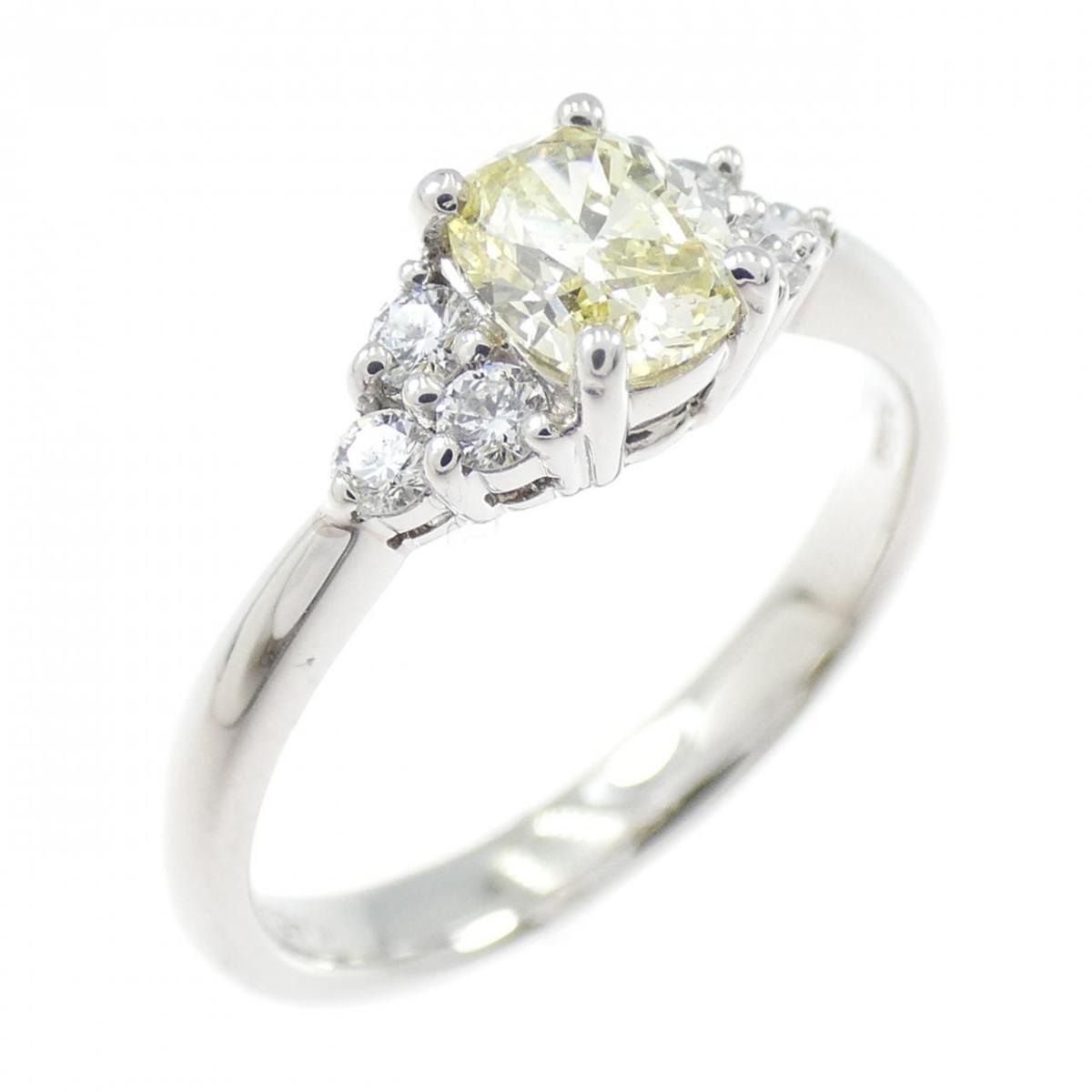 PT950 ダイヤモンド リング 0.469CT FLY SI1 オーバルカット【中古】|KOMEHYO ONLINESTORE 店
