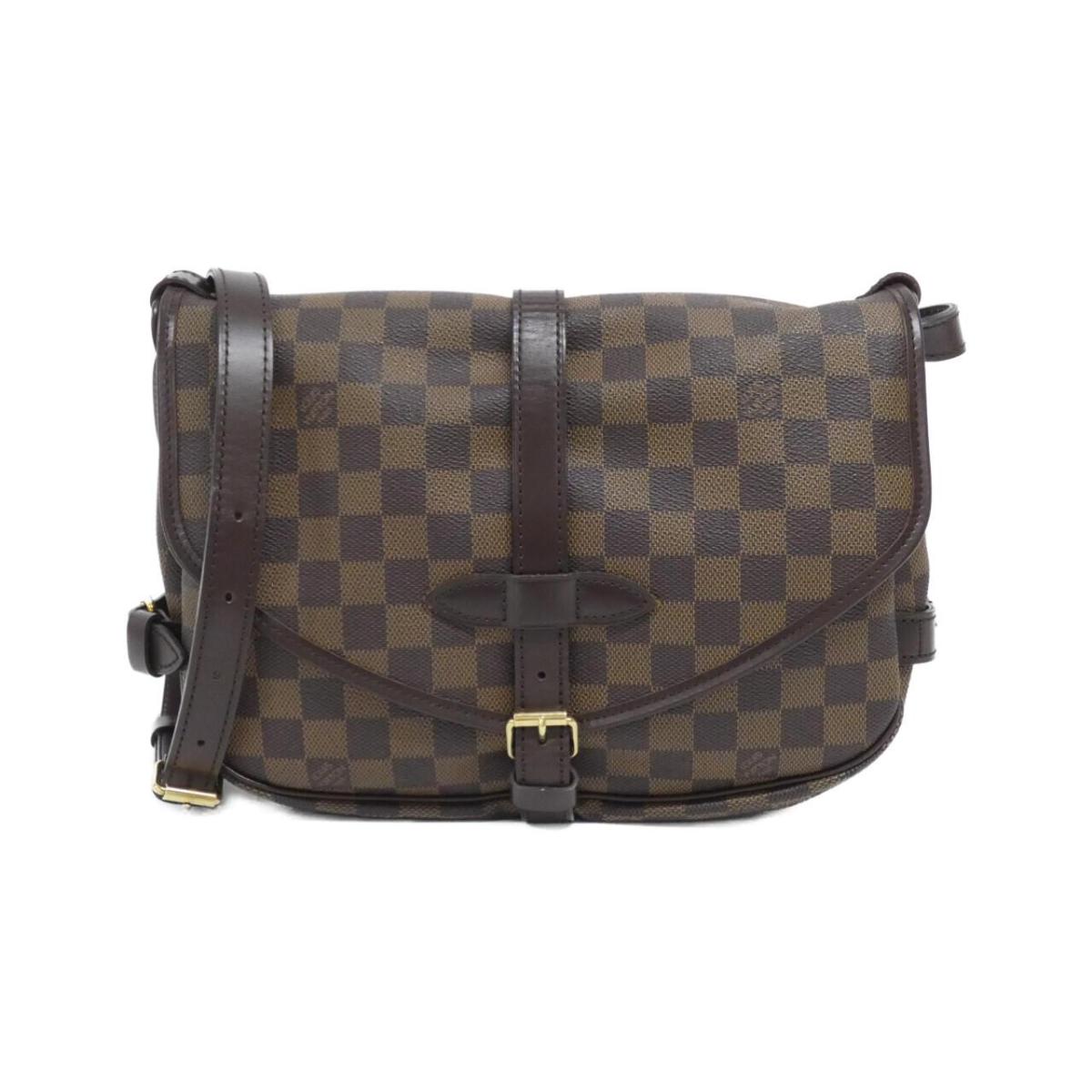 ルイヴィトン ダミエ ソミュール 30cm N48081 ショルダーバッグ【中古】
