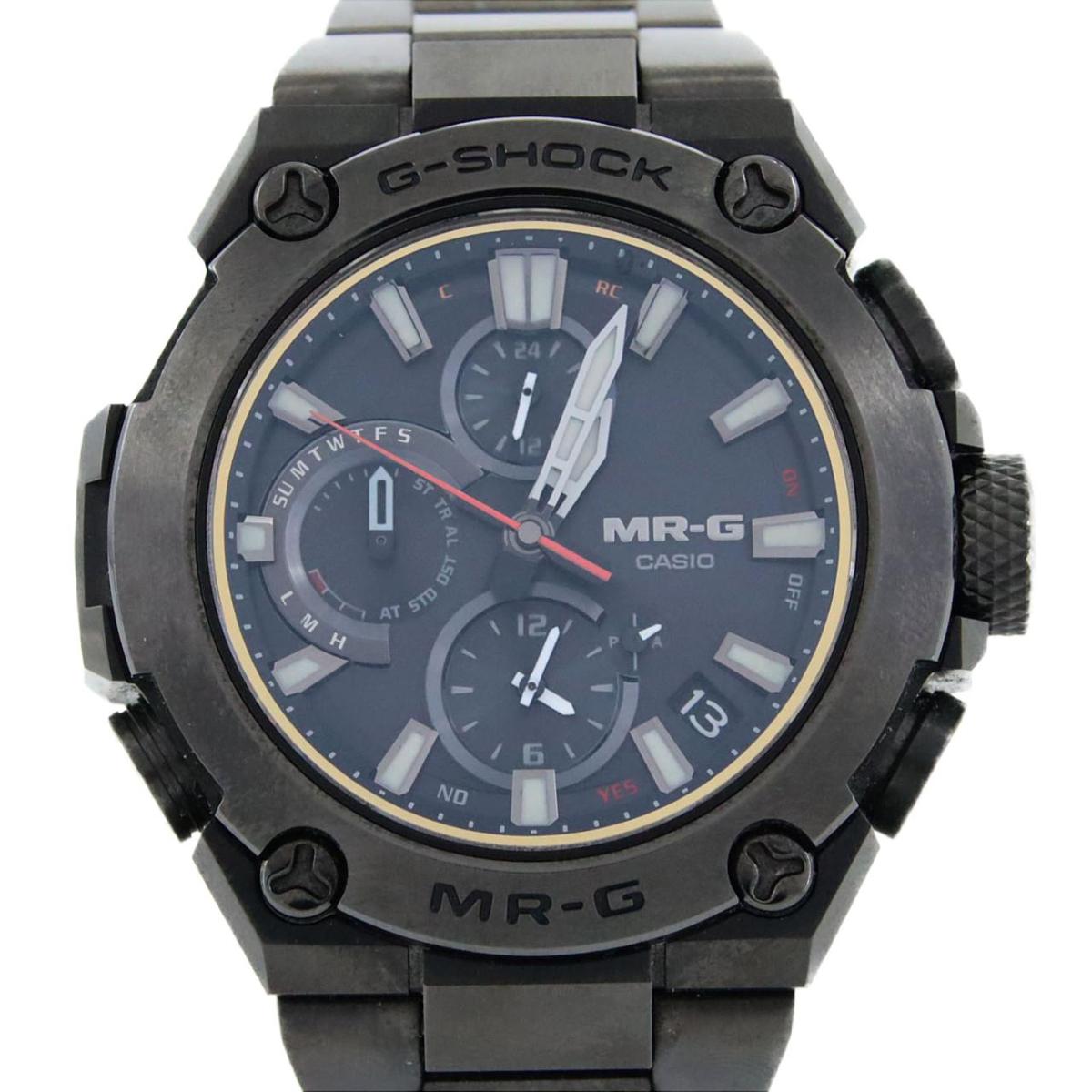 カシオ G-SHOCK･MR-G 電磁波時辰儀 MRG-B1000B-1AJR TI ソーラークォーツ【中古】