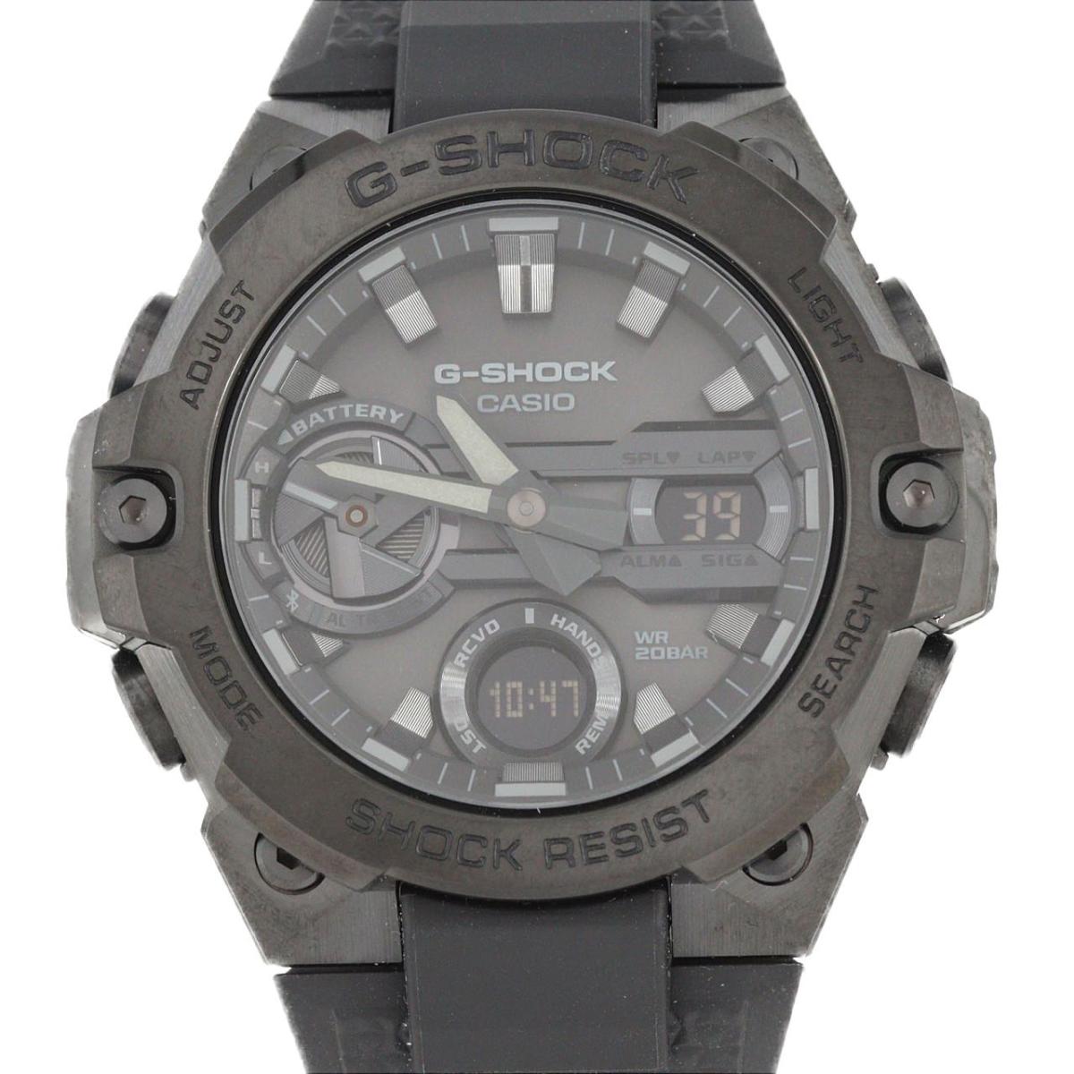 カシオ G-SHOCK･Gスチール写真 GST-B400BB-1AJF SS ソーラークォーツ【中古】