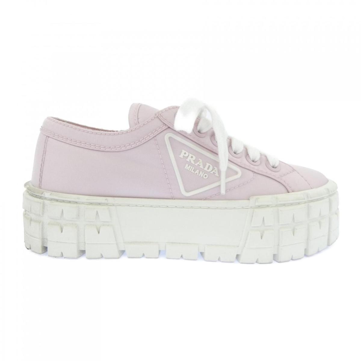 プラダ PRADA ダブル車輪 1E260M スニーカー【中古】
