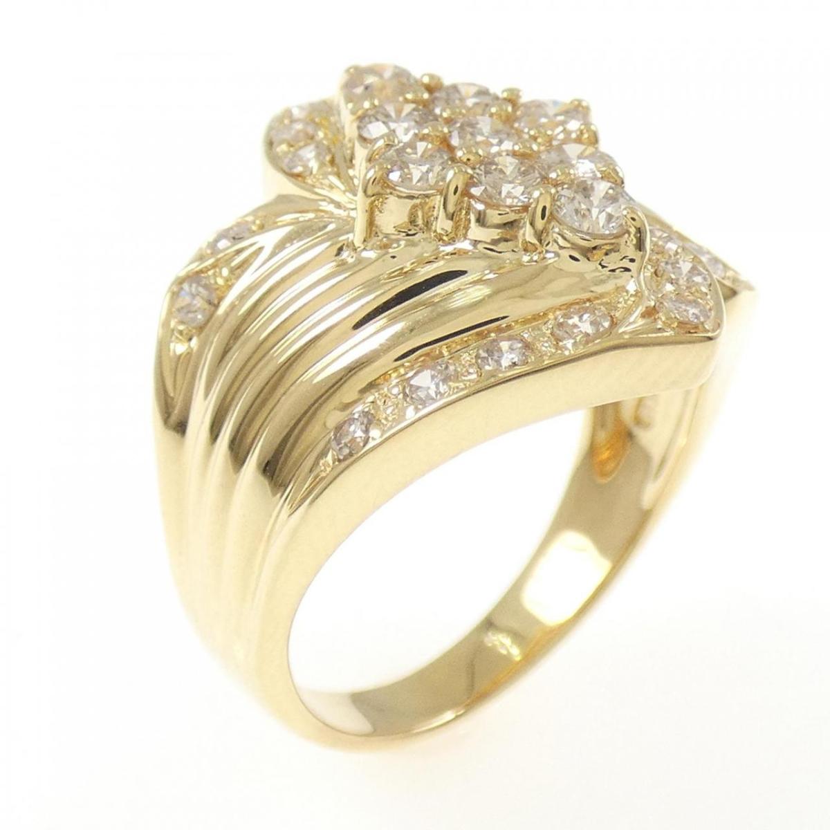 K18YG ダイヤモンド リング 1.00CT【中古】