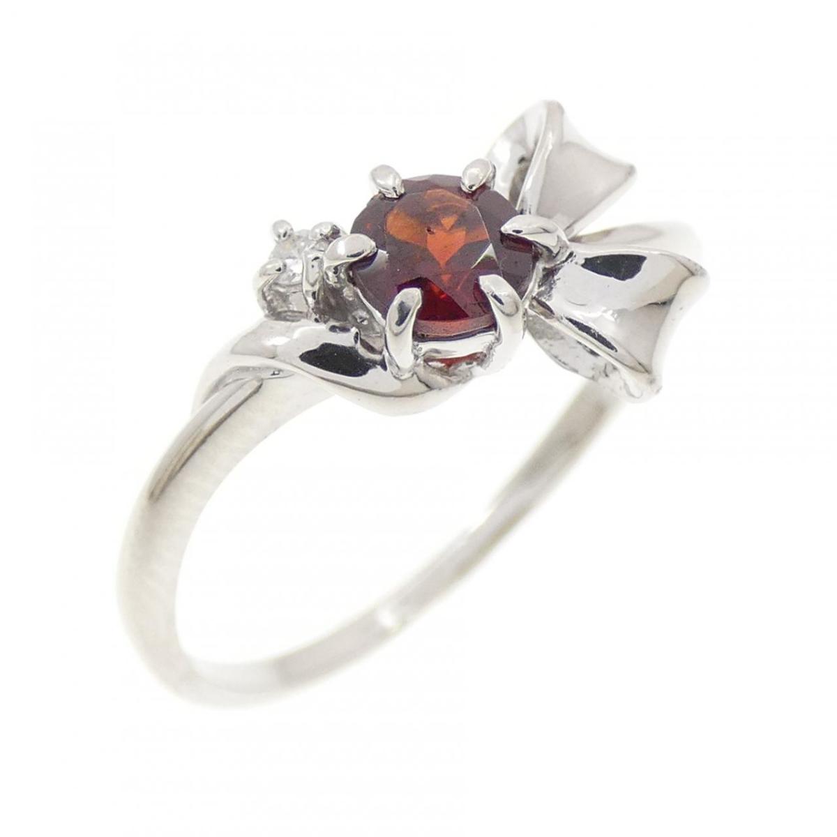 PT850 ガーネット リング 0.32CT【中古】