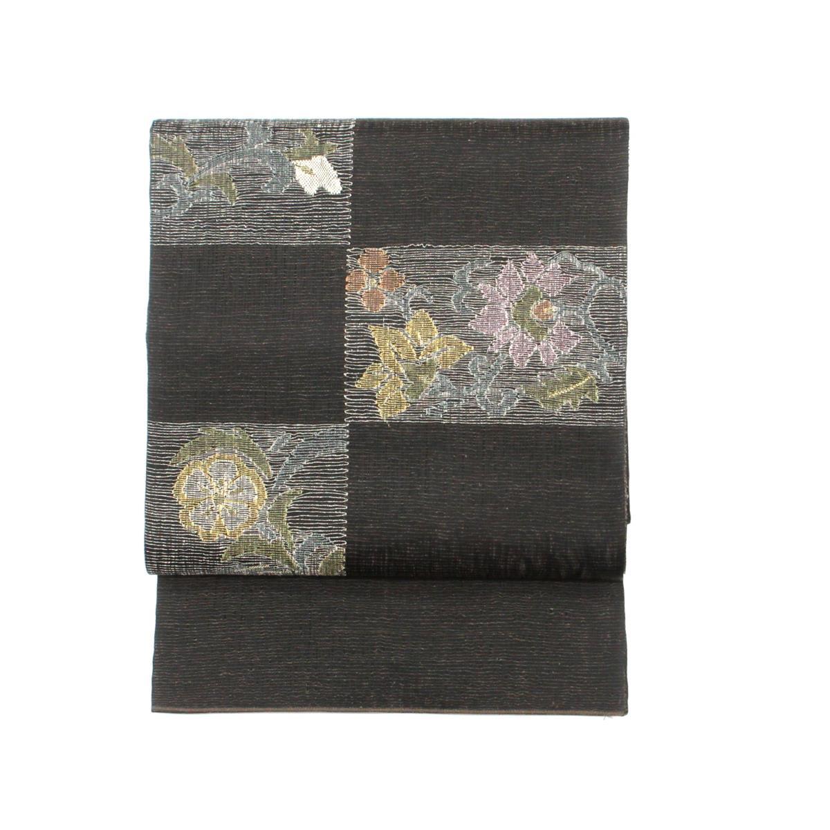 夏袋帯　透かしすくい織【中古】