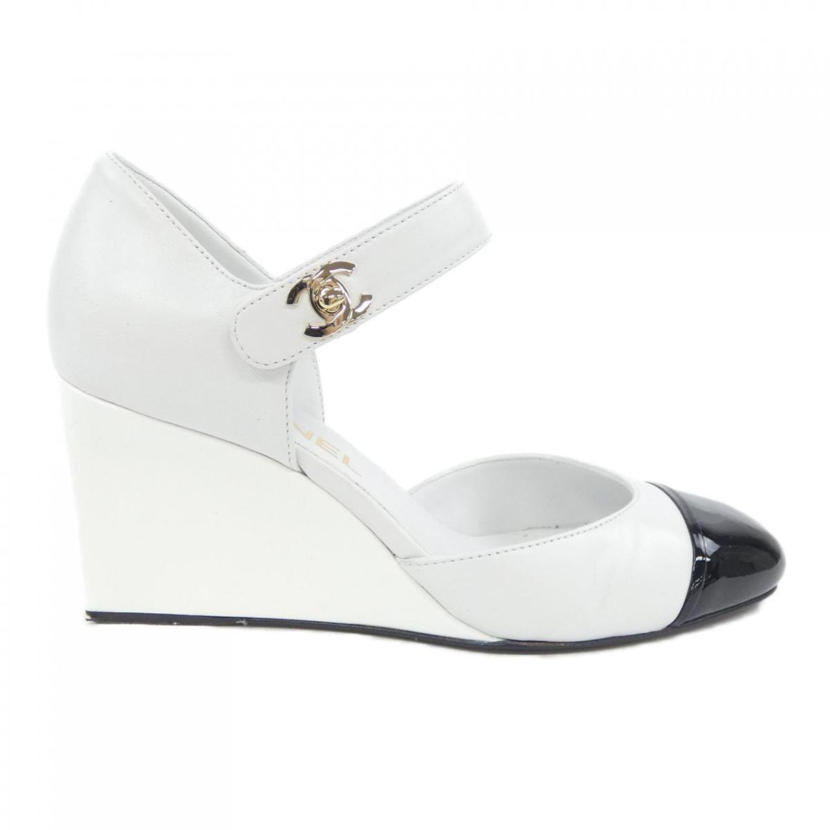シャネル CHANEL メリージェーン MARY JANES ターンロック G45422B15244 シューズ【中古】