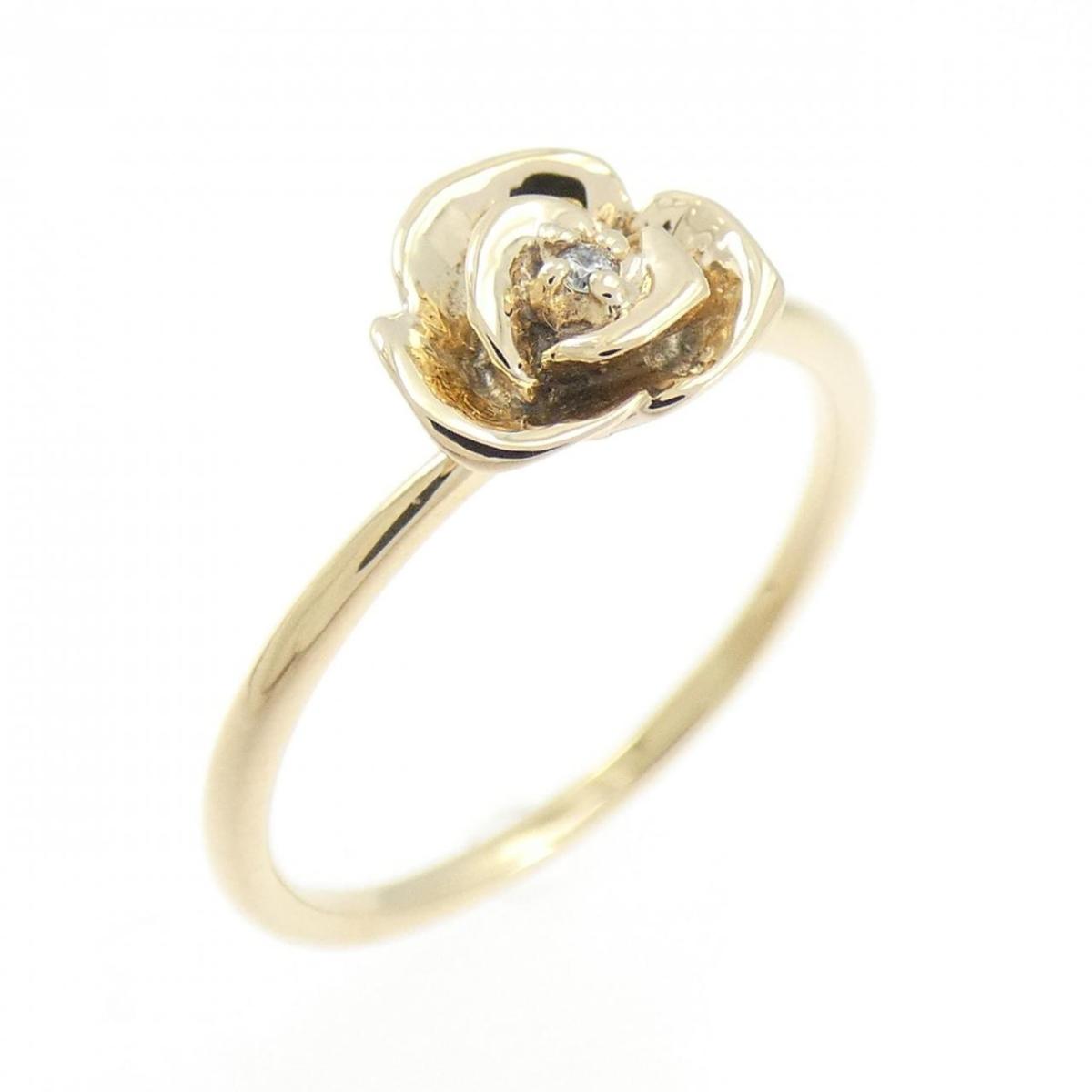 エテ ローズ ダイヤモンド リング 0.006CT【中古】