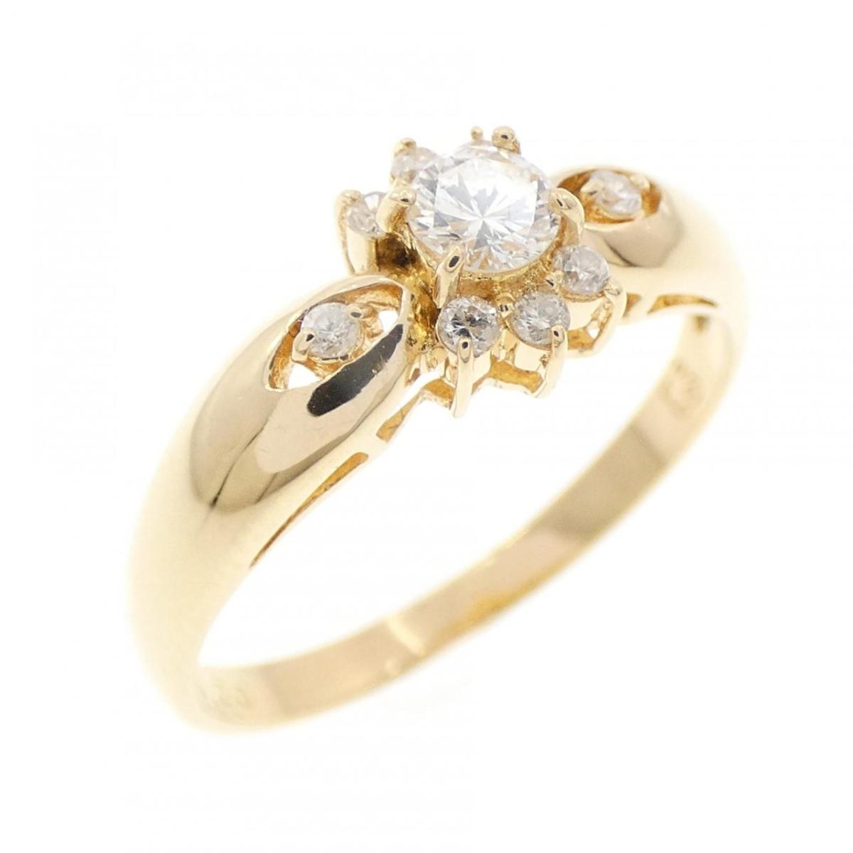 K18YG ダイヤモンド リング 0.20CT【中古】