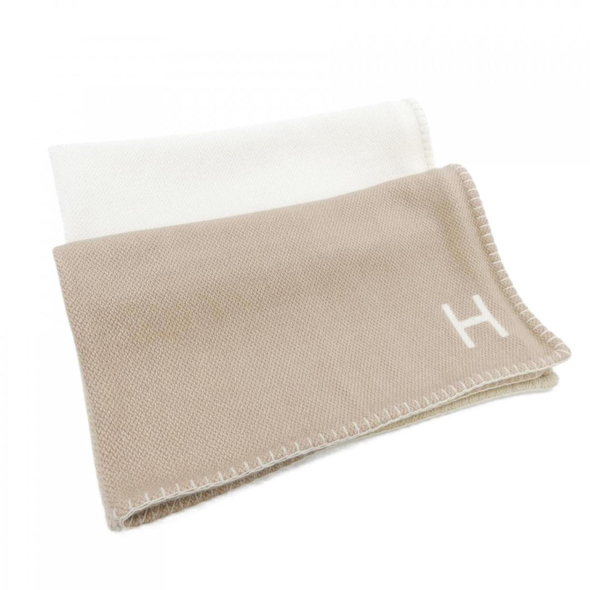 楽天市場】エルメス(HERMES) カシミヤ100% 超大判 ブランケット/毛布