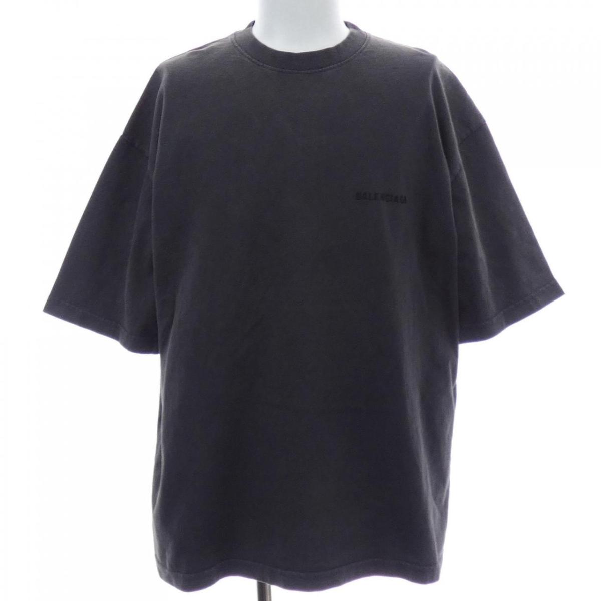 バレンシアガ BALENCIAGA WARDROBE 612966 TLVB9 UNISEX Tシャツ【中古】