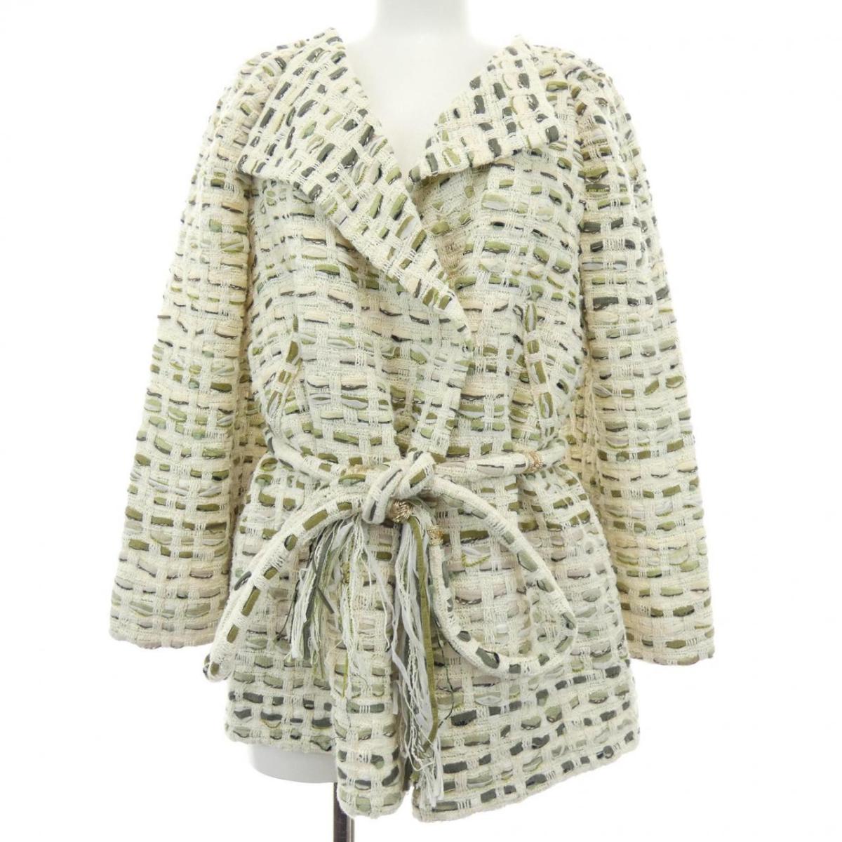 シャネル CHANEL P57979V43981 ノーカラージャケット【中古】