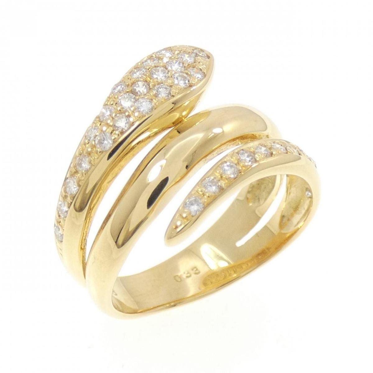 K18YG ダイヤモンド リング 0.33CT【中古】|KOMEHYO ONLINESTORE 店
