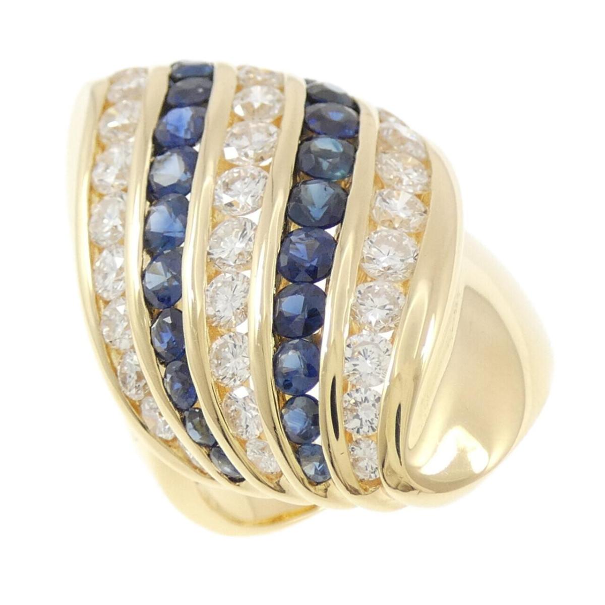 K18YG サファイヤ リング 1.54CT【中古】 382,770円