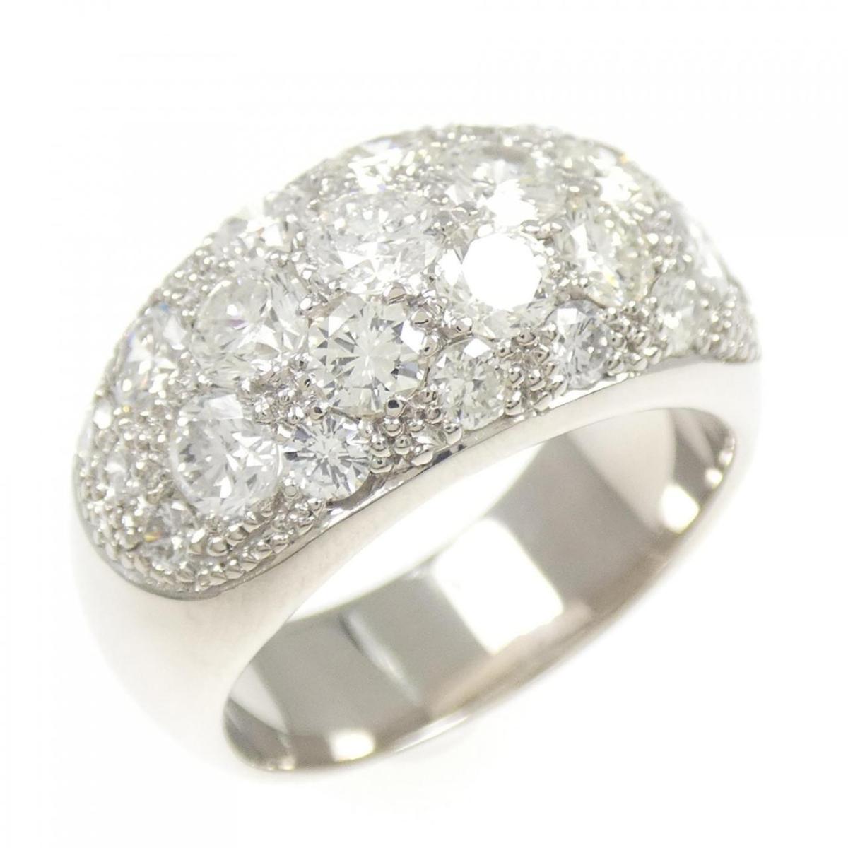 PT900 パヴェ ダイヤモンド リング 2.715CT【中古】