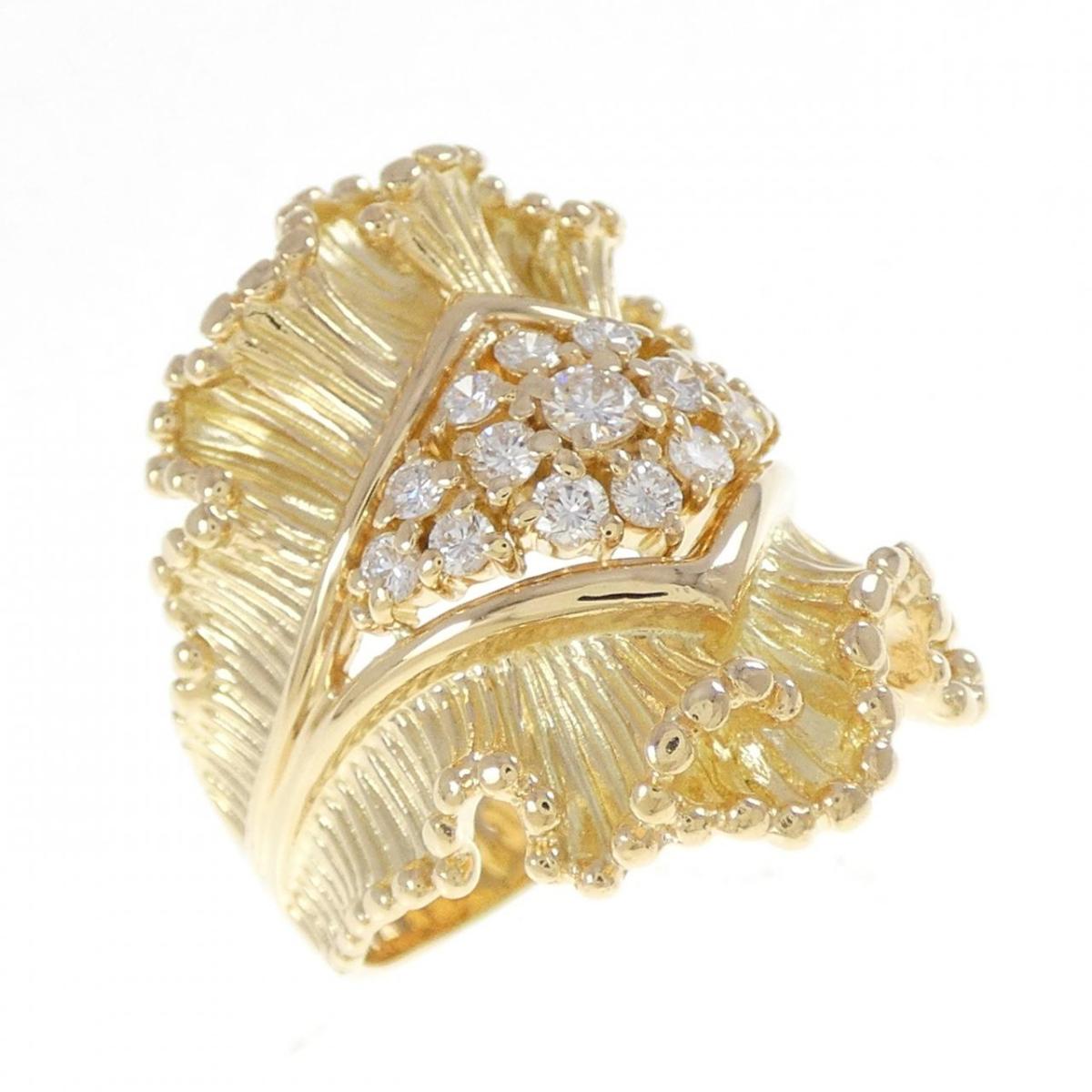 K18YG ダイヤモンド リング 0.518CT【中古】