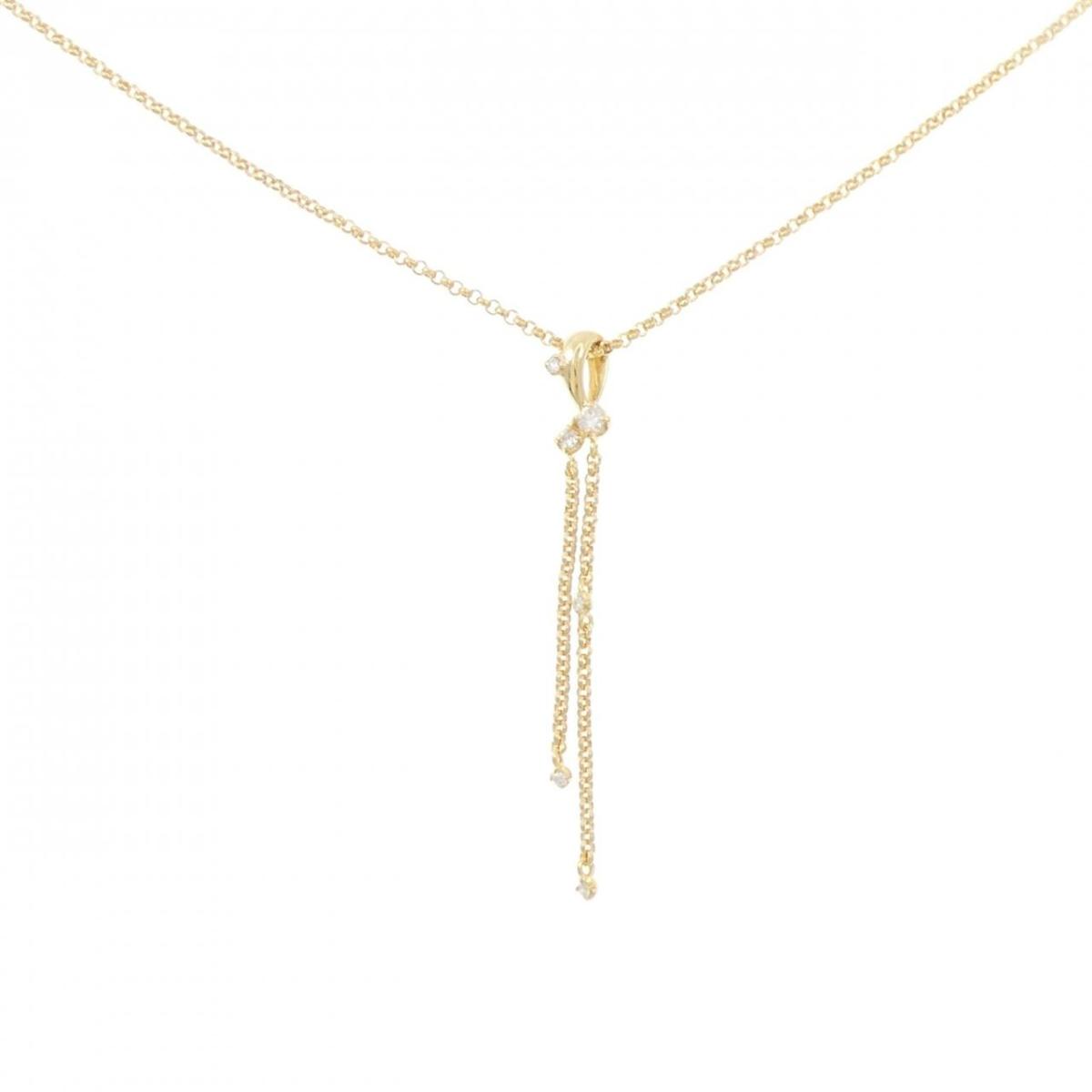 K18YG ダイヤモンド ネックレス 0.07CT【中古】｜KOMEHYO ONLINESTORE 店