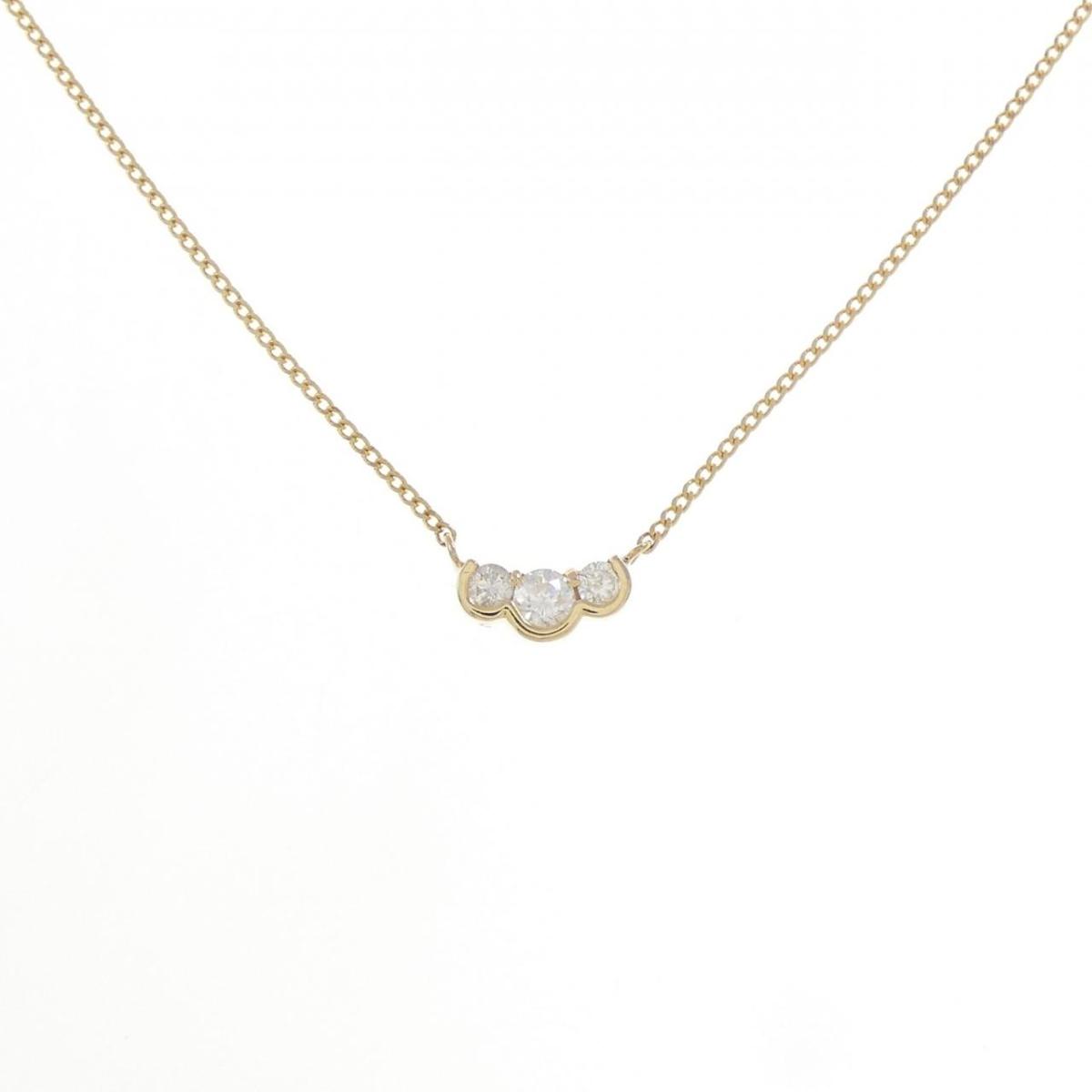K18YG ダイヤモンド ネックレス 0.20CT【中古】|KOMEHYO ONLINESTORE 店