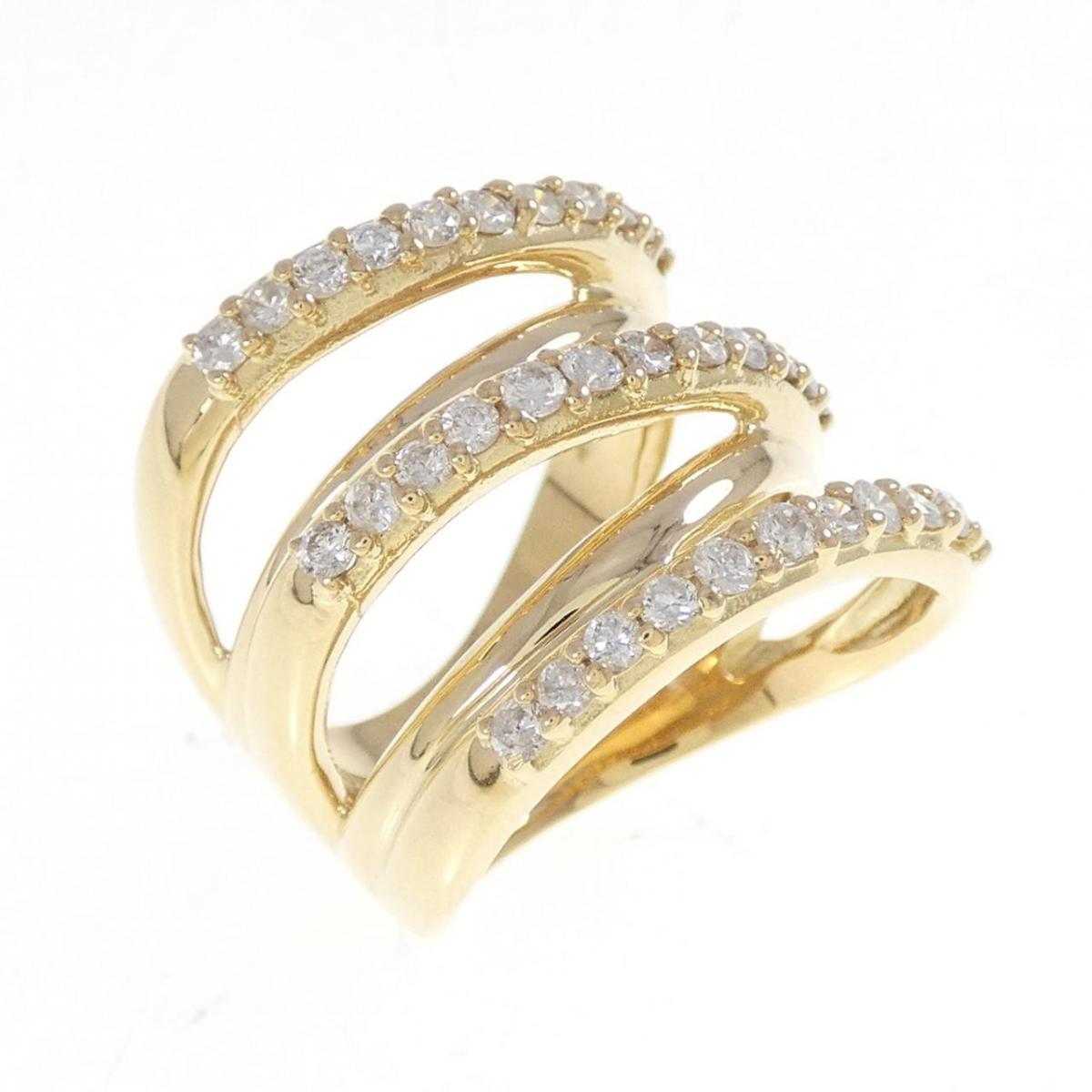 K18YG ダイヤモンド リング 1.00CT【中古】