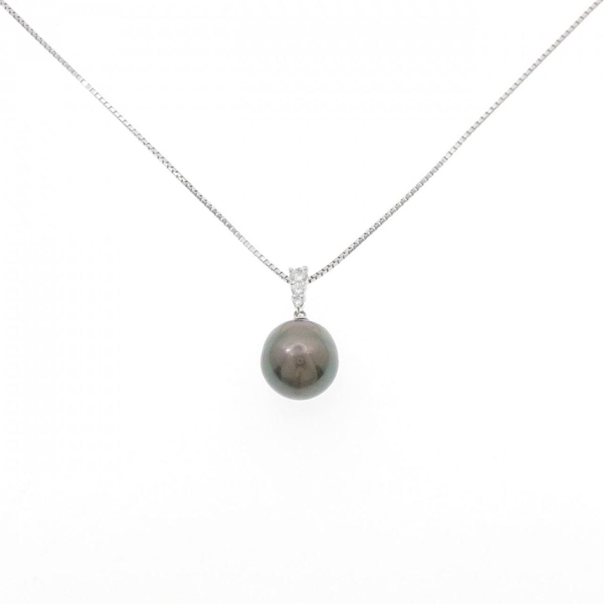 PT900/PT850 黒蝶パール ネックレス【中古】|KOMEHYO ONLINESTORE 店
