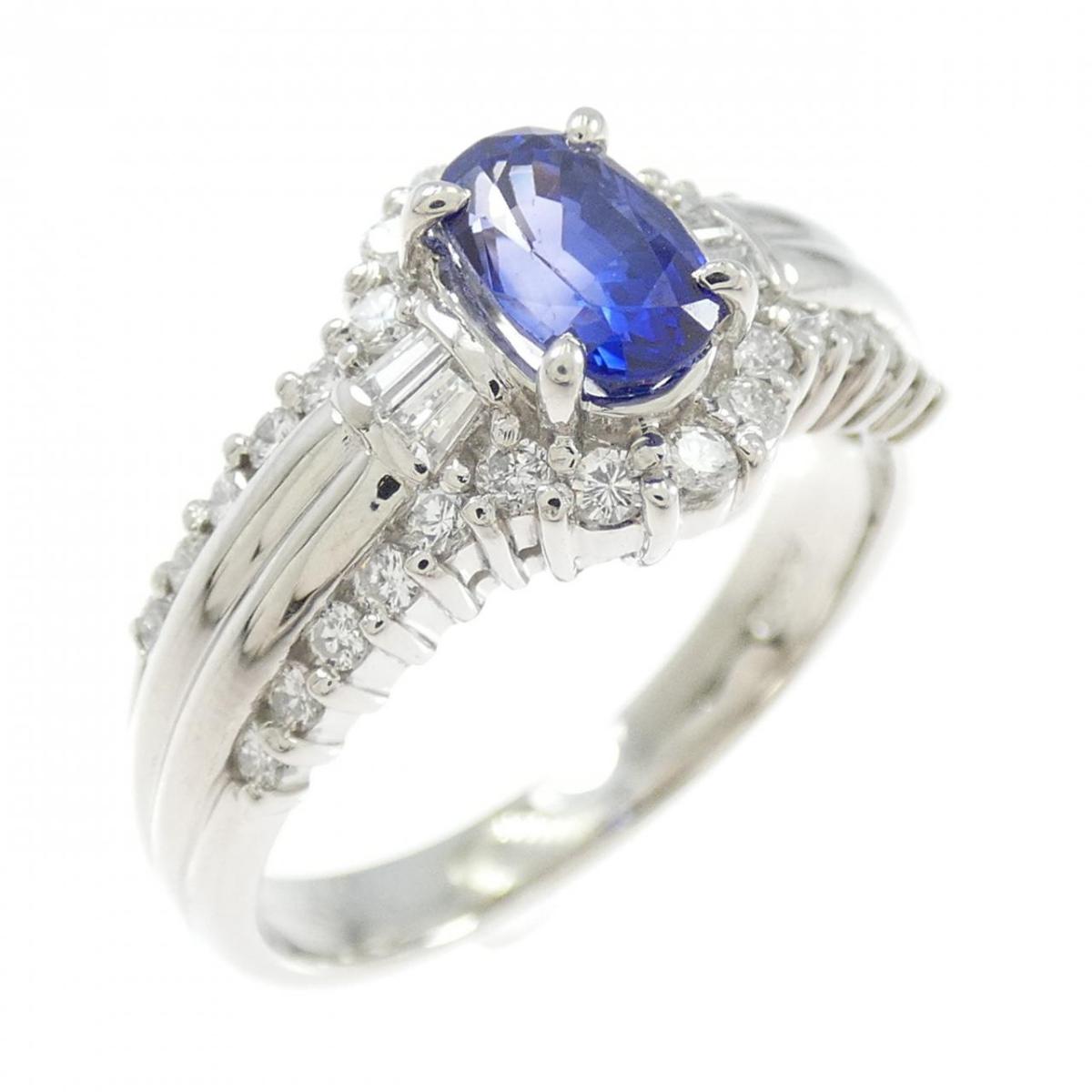 PT900 サファイヤ リング 0.80CT【中古】