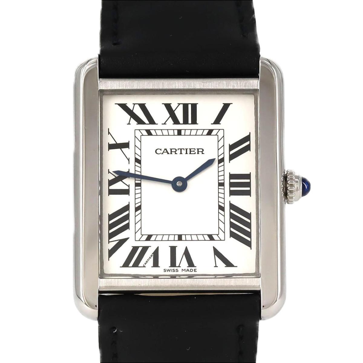 カルティエ タンクソロLM WSTA0028 SS クォーツ【中古】