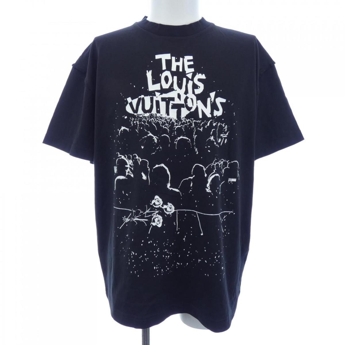 ルイヴィトン LOUIS VUITTON LVコンサートプリント HOY10WNPG Tシャツ【中古】