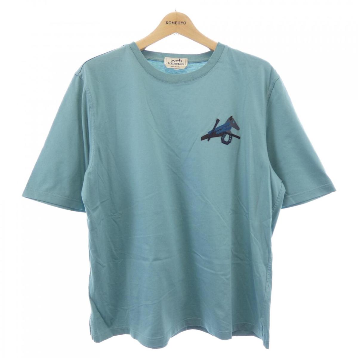エルメス HERMES パズル エケストル　PUZZLE QUESTRE *21-5756 Tシャツ【中古】｜KOMEHYO ONLINESTORE 店