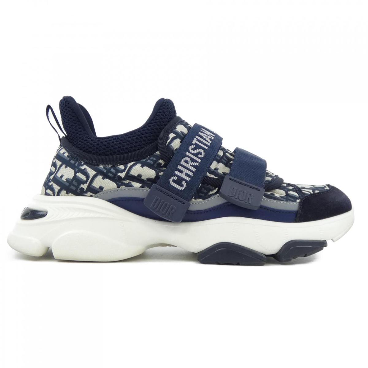 ディオール CHRISTIAN DIOR ディオールオブリーク テクニカルファブリック D-WANDER スニーカー【中古】 スニーカー-レディース靴