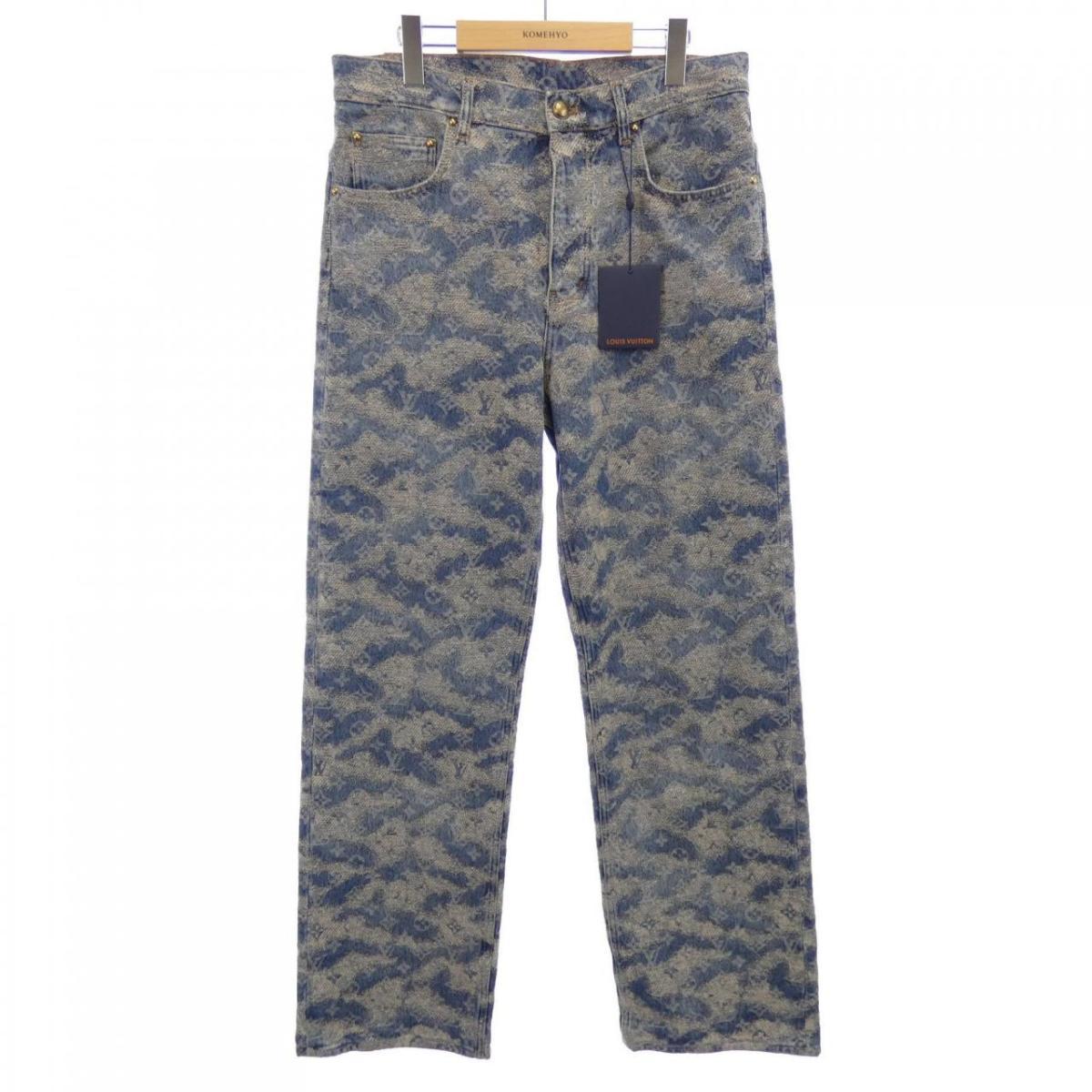 ルイヴィトン LOUIS VUITTON モノグラムデニムスケートパンツ HUD17WCY3 ジーンズ【中古】