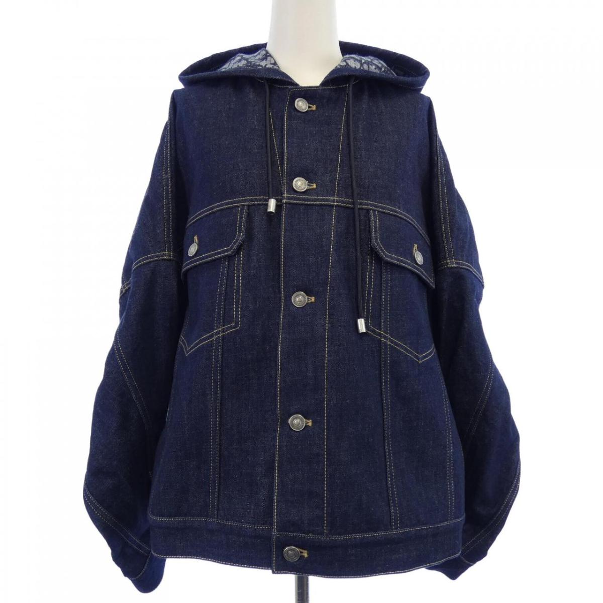 ディオール CHRISTIAN DIOR オーバーサイズジャケット クリスチャンディオール オブ西洋葱 442V34A3161 ジーンズ上衣【中古】